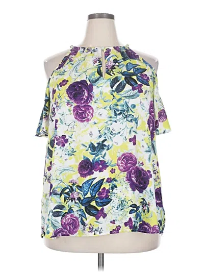 Pre-owned Torrid Sleeveless Blouse In Purple