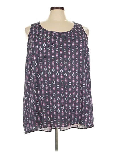 Pre-owned Torrid Sleeveless Blouse In Purple