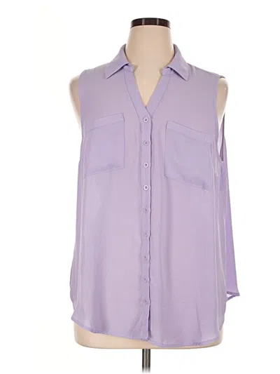 Pre-owned Torrid Sleeveless Blouse In Purple