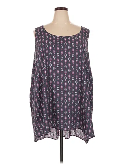 Pre-owned Torrid Sleeveless Blouse In Purple
