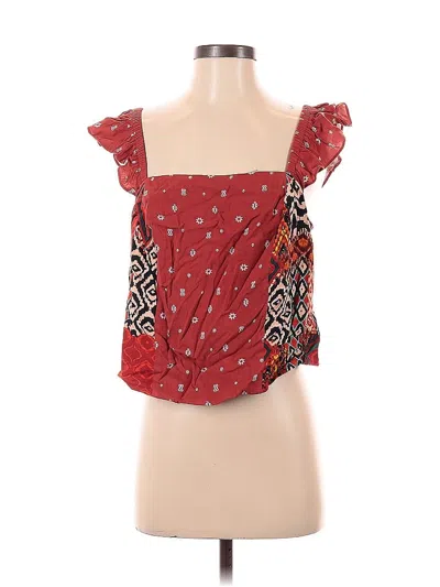 Pre-owned Torrid Sleeveless Blouse In Red