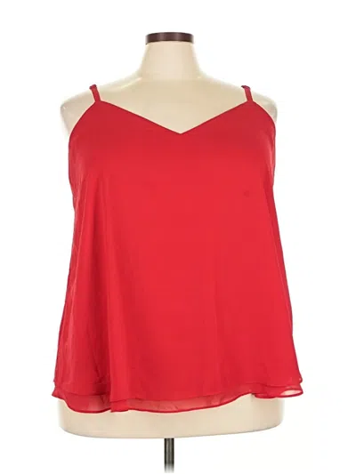 Pre-owned Torrid Sleeveless Blouse In Red