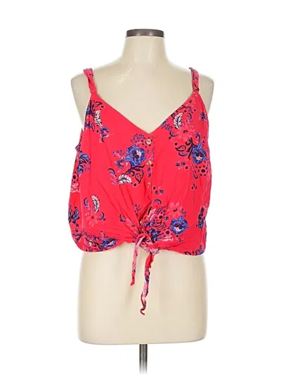 Pre-owned Torrid Sleeveless Blouse In Red