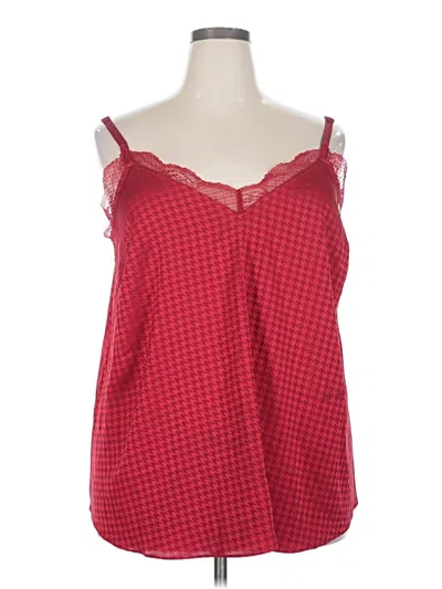 Pre-owned Torrid Sleeveless Blouse In Red
