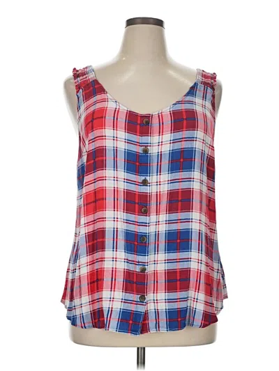 Pre-owned Torrid Sleeveless Blouse In Red