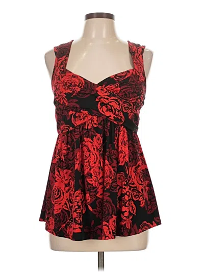 Torrid Sleeveless Blouse In Red