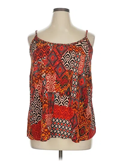 Pre-owned Torrid Sleeveless Blouse In Red
