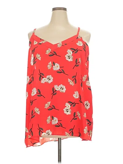 Pre-owned Torrid Sleeveless Blouse In Red