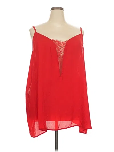 Pre-owned Torrid Sleeveless Blouse In Red