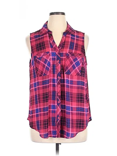 Pre-owned Torrid Sleeveless Blouse In Red