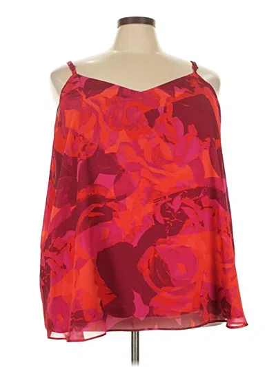 Pre-owned Torrid Sleeveless Blouse In Red