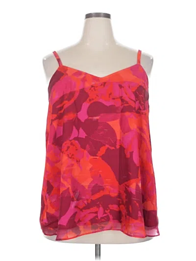 Pre-owned Torrid Sleeveless Blouse In Red