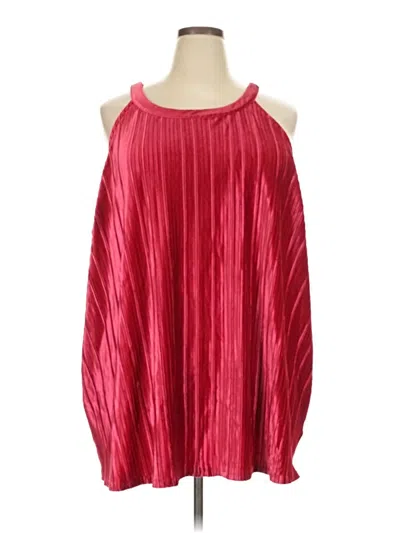 Pre-owned Torrid Sleeveless Blouse In Red