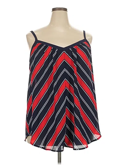 Pre-owned Torrid Sleeveless Blouse In Red