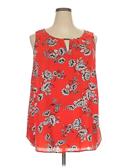 Pre-owned Torrid Sleeveless Blouse In Red