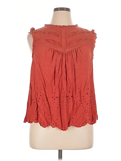 Pre-owned Torrid Sleeveless Blouse In Red