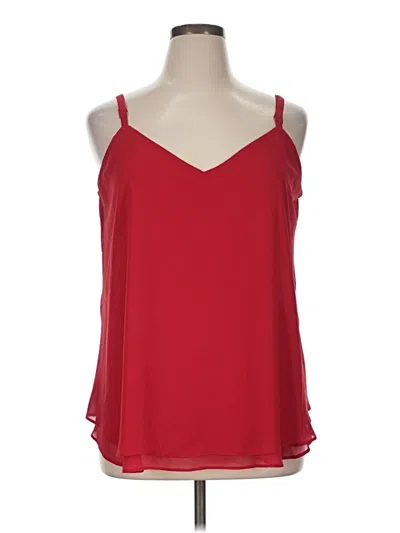 Pre-owned Torrid Sleeveless Blouse In Red