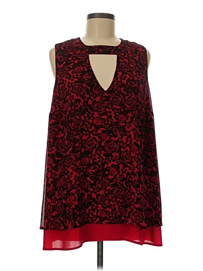 Pre-owned Torrid Sleeveless Blouse In Red