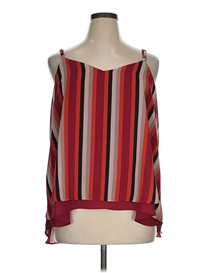 Pre-owned Torrid Sleeveless Blouse In Red