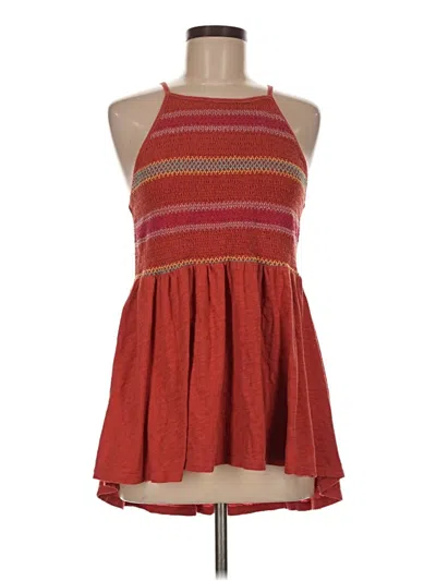 Pre-owned Torrid Sleeveless Blouse In Red