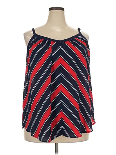 Pre-owned Torrid Sleeveless Blouse In Red