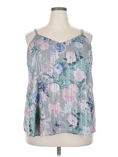 Pre-owned Torrid Sleeveless Blouse In Silver