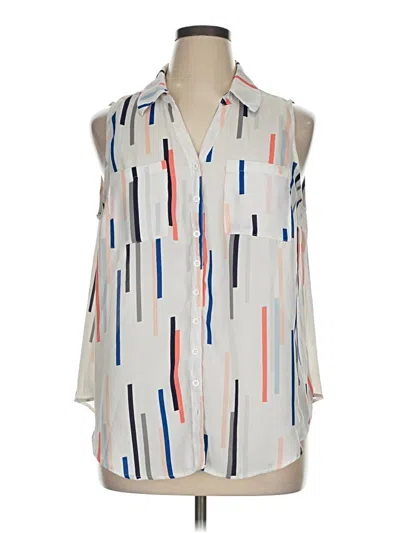 Pre-owned Torrid Sleeveless Blouse In Silver