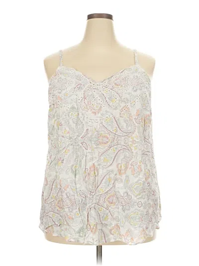 Pre-owned Torrid Sleeveless Blouse In Silver