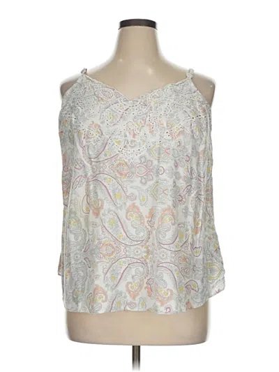 Pre-owned Torrid Sleeveless Blouse In Silver