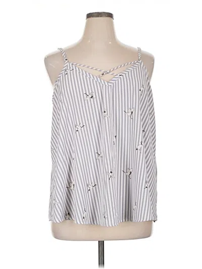 Pre-owned Torrid Sleeveless Blouse In Silver