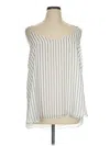 Torrid Sleeveless Blouse In Silver