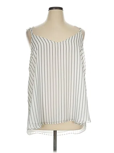 Torrid Sleeveless Blouse In Silver