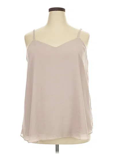 Pre-owned Torrid Sleeveless Blouse In Tan