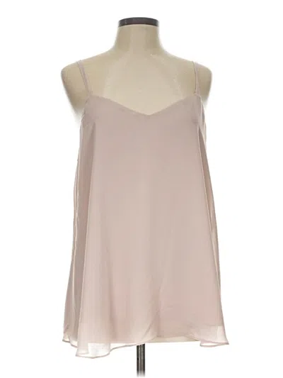 Pre-owned Torrid Sleeveless Blouse In Tan