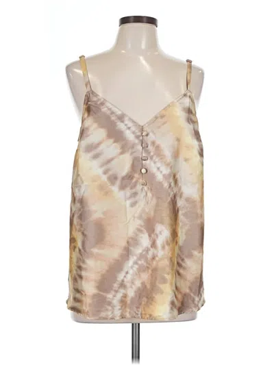 Pre-owned Torrid Sleeveless Blouse In Tan