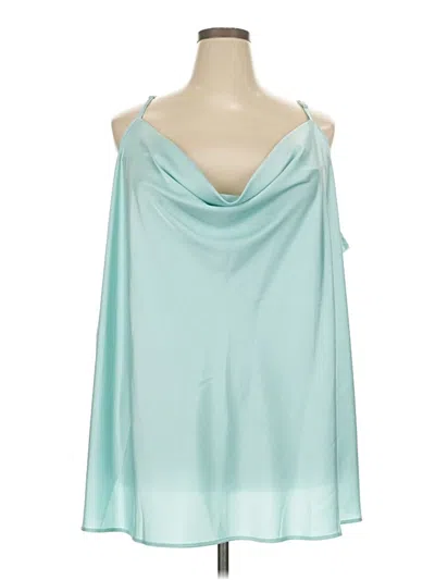 Pre-owned Torrid Sleeveless Blouse In Teal