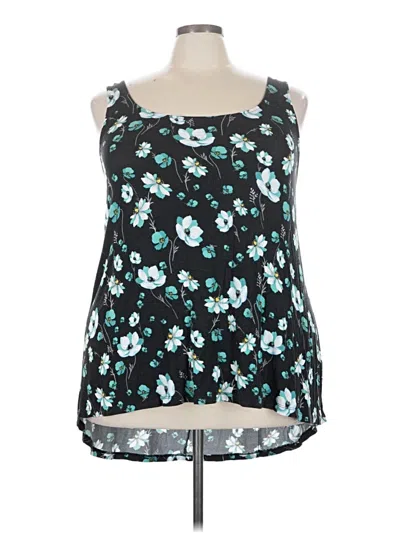 Pre-owned Torrid Sleeveless Blouse In Teal