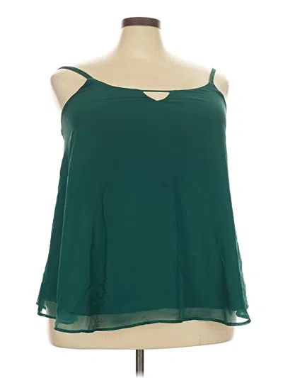 Pre-owned Torrid Sleeveless Blouse In Teal