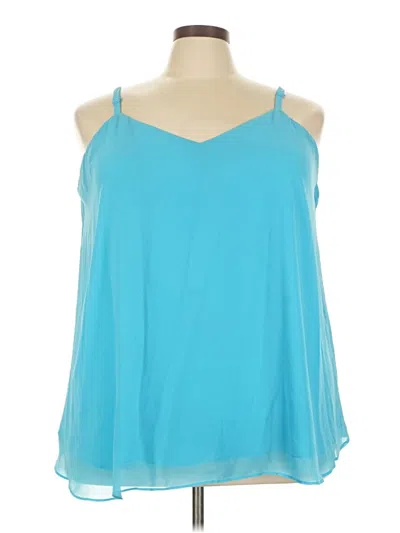 Pre-owned Torrid Sleeveless Blouse In Teal