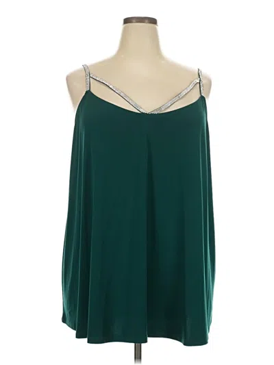 Torrid Sleeveless Blouse In Teal