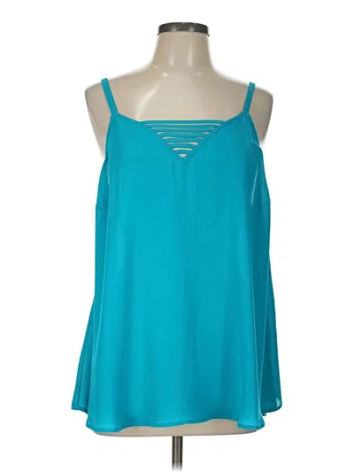 Pre-owned Torrid Sleeveless Blouse In Teal