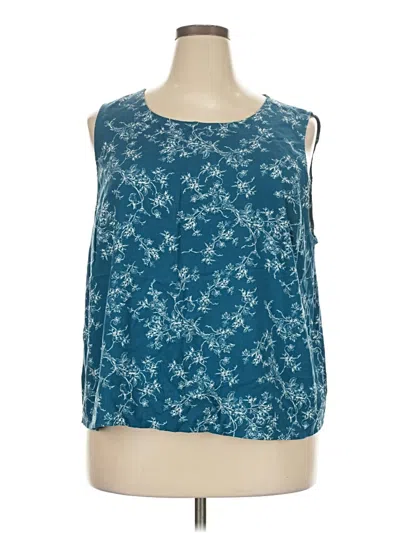 Torrid Sleeveless Blouse In Teal