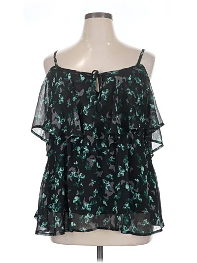 Pre-owned Torrid Sleeveless Blouse In Teal