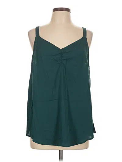 Torrid Sleeveless Blouse In Teal