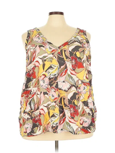 Pre-owned Torrid Sleeveless Blouse In White