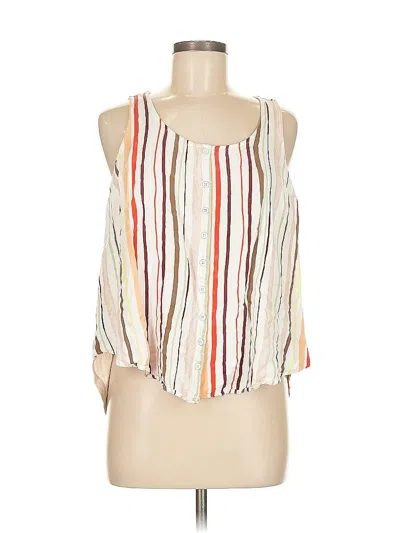 Pre-owned Torrid Sleeveless Blouse In White
