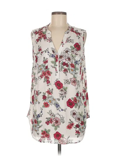 Pre-owned Torrid Sleeveless Blouse In White