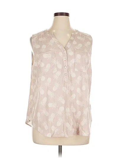 Pre-owned Torrid Sleeveless Blouse In White