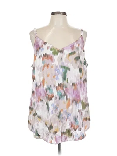 Pre-owned Torrid Sleeveless Blouse In White