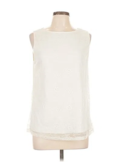 Pre-owned Torrid Sleeveless Blouse In White